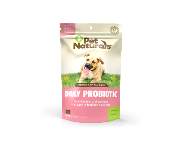 Pet Naturals of Vermont Dog Daily Digest Bone-Shaped Chews 60CT