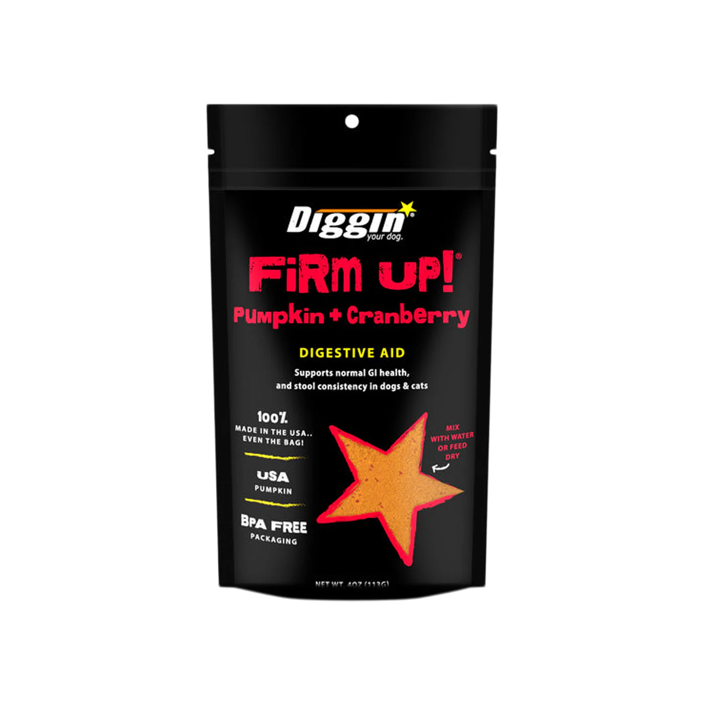 DIGGIN FIRM UP CRANBERRY 4OZ