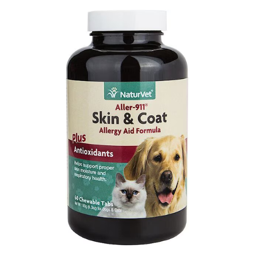 NaturVet Aller-911 Skin & Coat Chews 60 CT