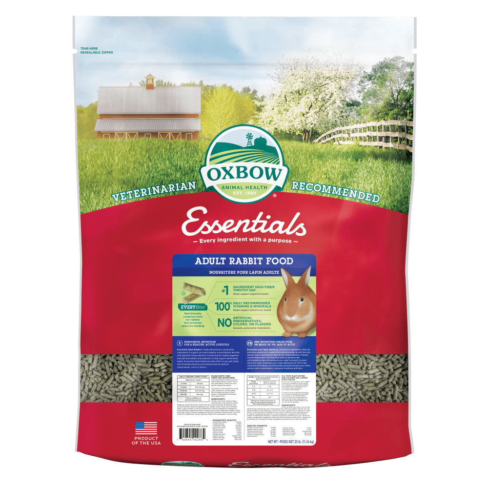 Oxbow Essentials Adult Rabbit Bunny Basics 25#