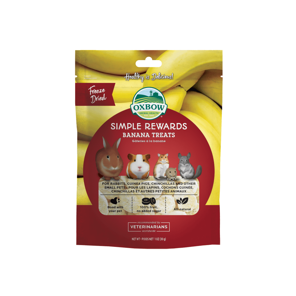 Oxbow Simple Rewards Treats Banana 1oz