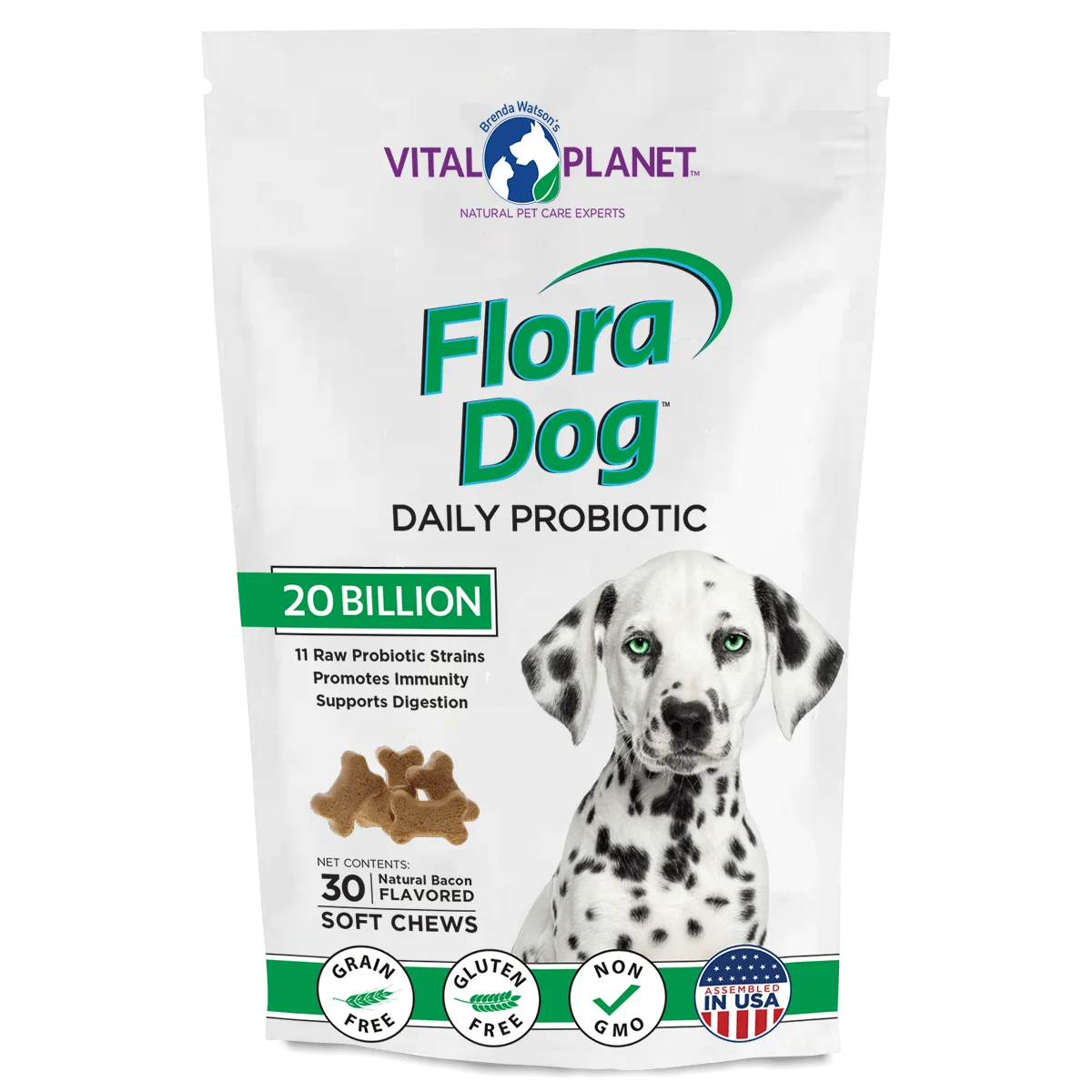 Vital Planet Flora Dog 30 ct Soft Chew