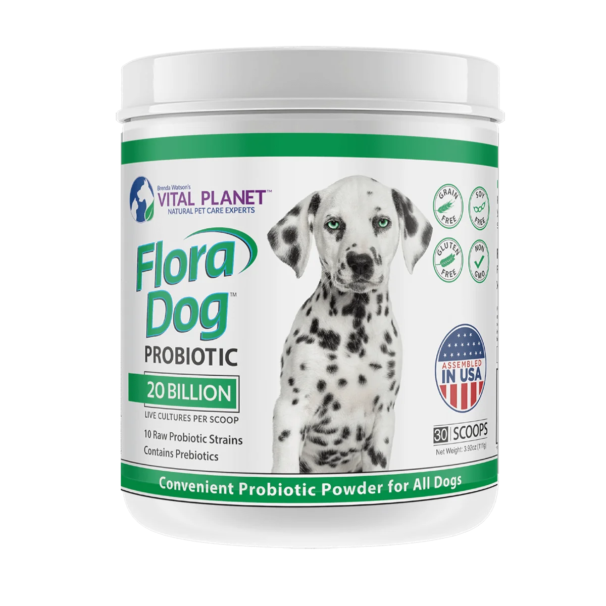 Vital Planet Flora Dog Probiotic Powder 111GM