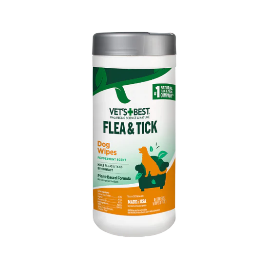 Vets Best Flea + Tick Wipes 50CT