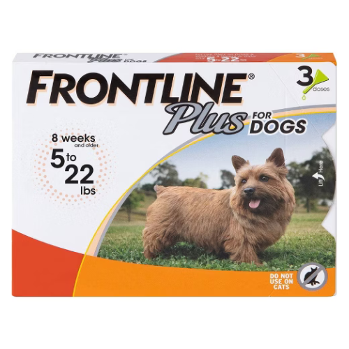 Frontline Plus K9 Flea and Tick Treatment 1-22# 3 Doses