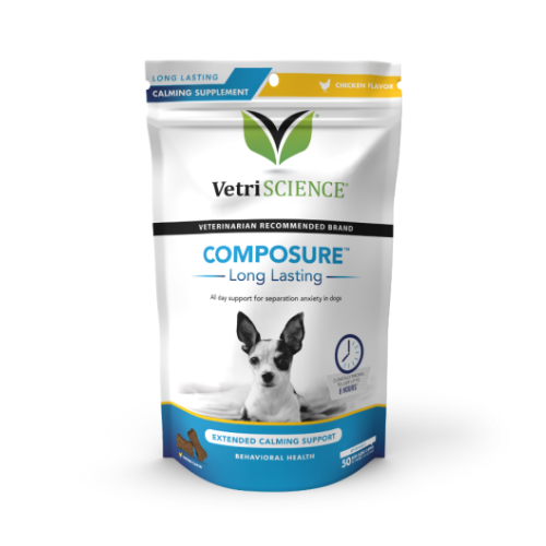 Vetriscience Dog Supplement Composure Long Lasting Chicken Flavor 50 Count