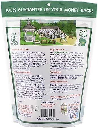 Sam's Yams Sweet Potato Dog Chews 14oz