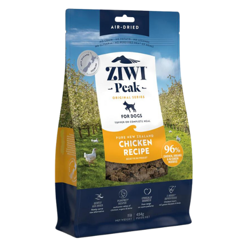 Ziwi Peak Gently Air Dried New Zealand Free Range Chicken Dog Treats 16oz