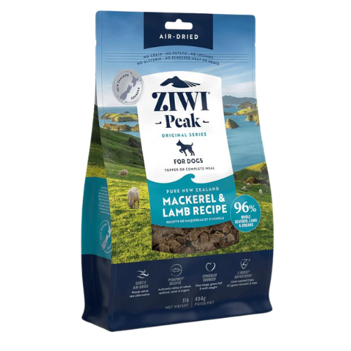Ziwi Peak Dog Gently Air Dried New Zealand Mackerel & Lamb 16oz