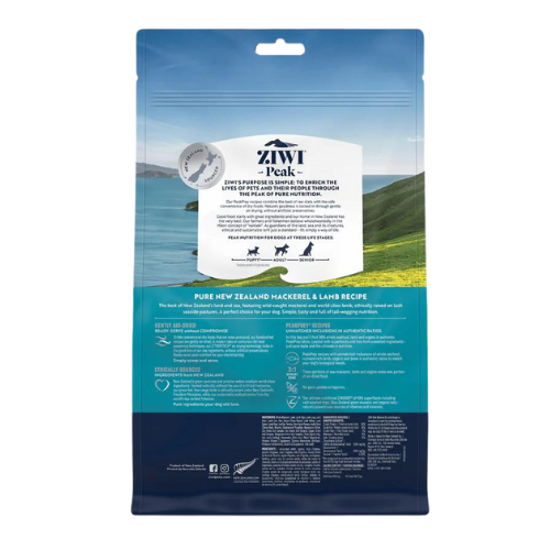 Ziwi Peak Dog Gently Air Dried New Zealand Mackerel & Lamb 16oz