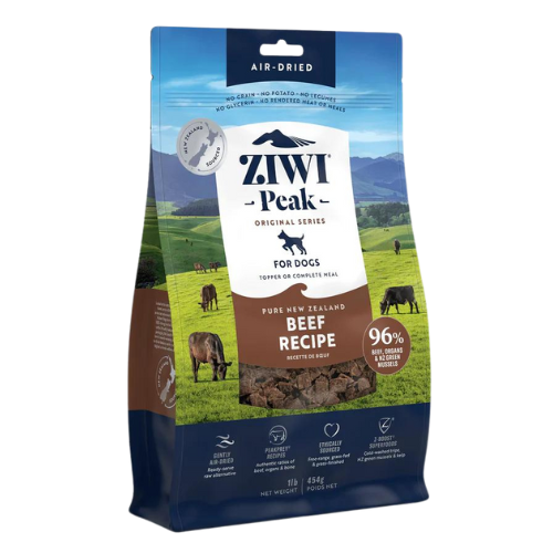 Ziwi Peak Dog Gently Air Dried New Zealand Beef 16oz