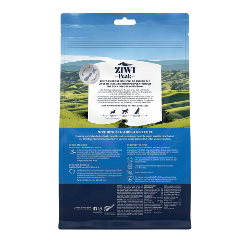 Ziwi Peak Dog Gently Air Dried New Zealand Lamb 16oz