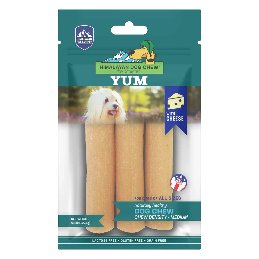 Himalayan Dog Chews yakyYum Cheese Treats Medium 4.5oz 3 Pack