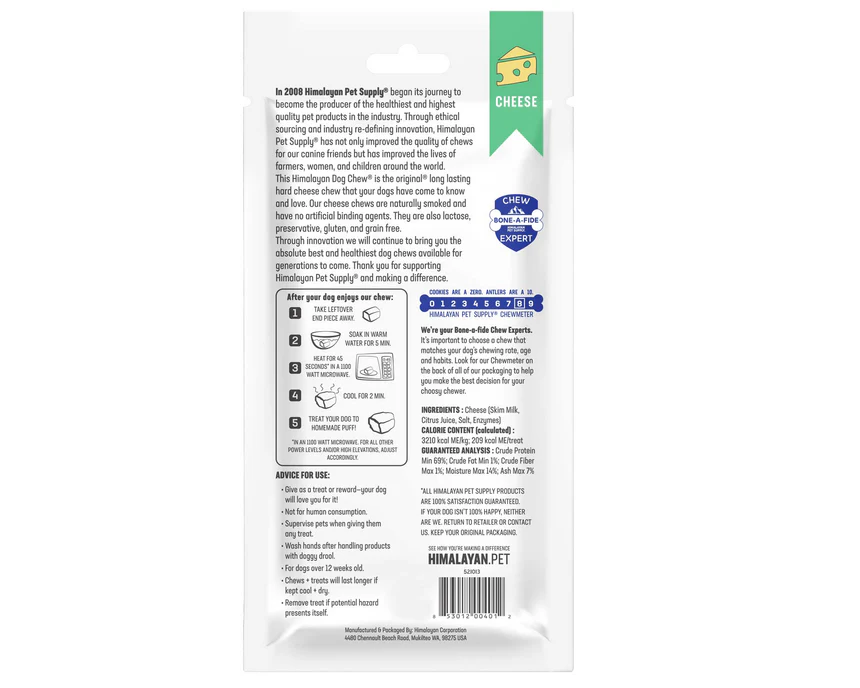 Himalayan Dog Chew Medium Cheese 2.5oz