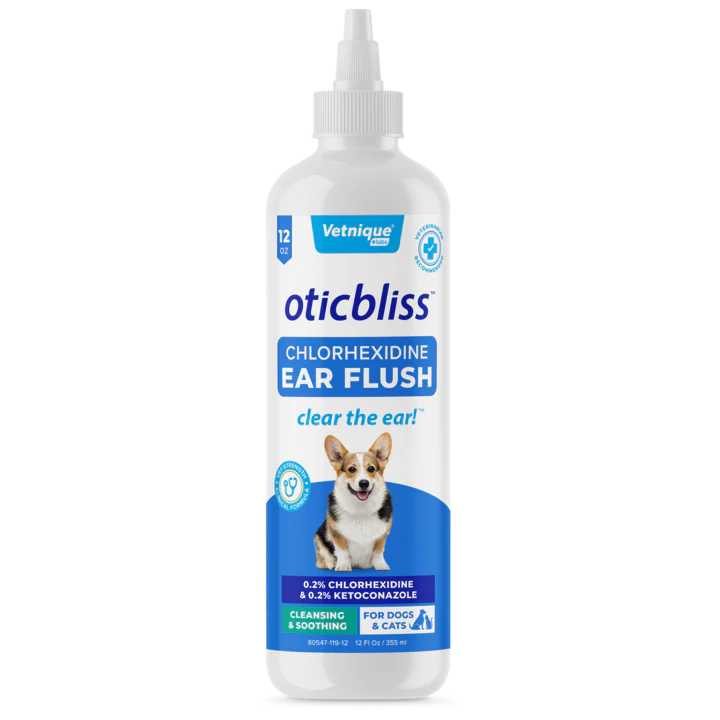 Vetnique OticBliss Anti-Bacterial Ear Wash 12oz