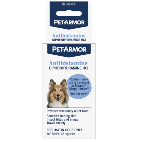 PET ARMOR D ANTIHISTAMINE 100CT