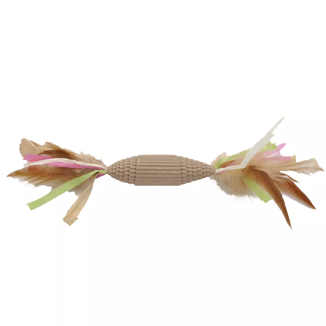 Turbo Natural Corrugate Cardboard Candy Cat Toy