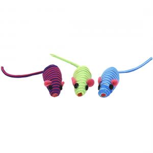 Turbo String Mice Cat Toy 5'' Assorted