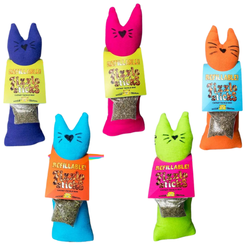 TacoCat Creations Refillable Catnip Cat Toy Assorted Color