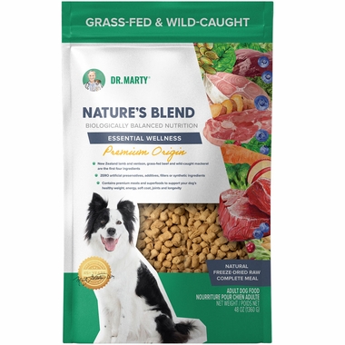 Dr Marty Natures Blend Premium Origin Freeze Dried Dog Food 48oz