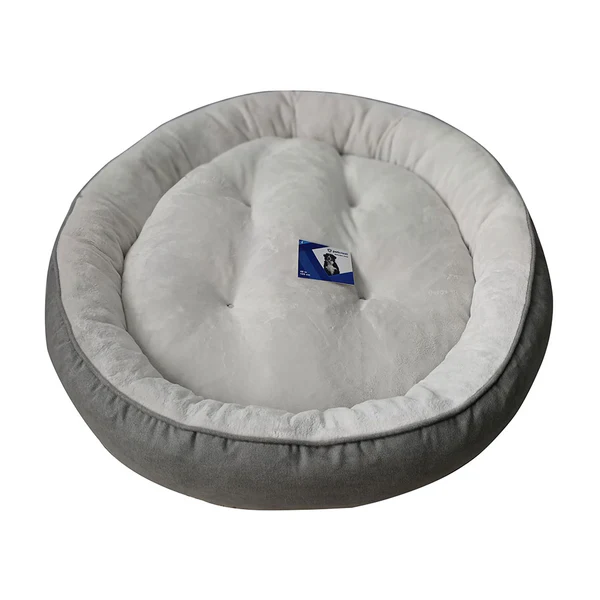 Petcrest Dog Bed Donut Grey 48"