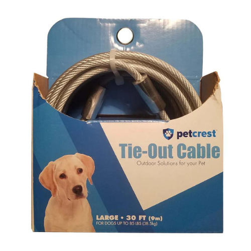 Petcrest Dog Tie Out Cable Heavy 30'