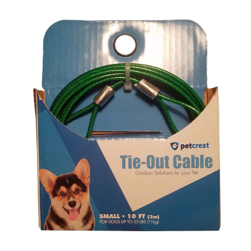 Petcrest Puppy Cable Tie Out 10'