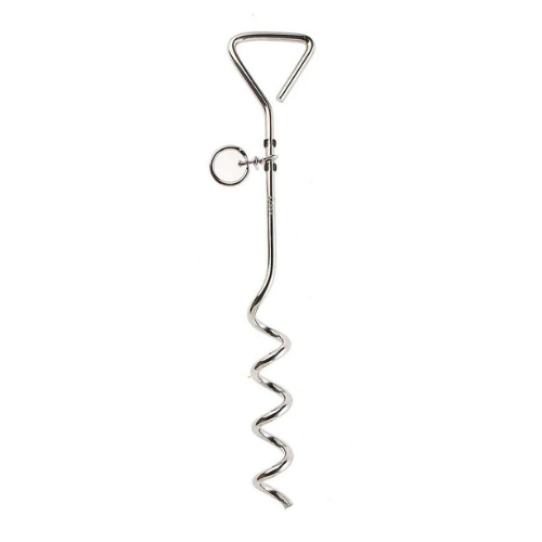 Petcrest Dog Tie Out Stake Spiral 18"