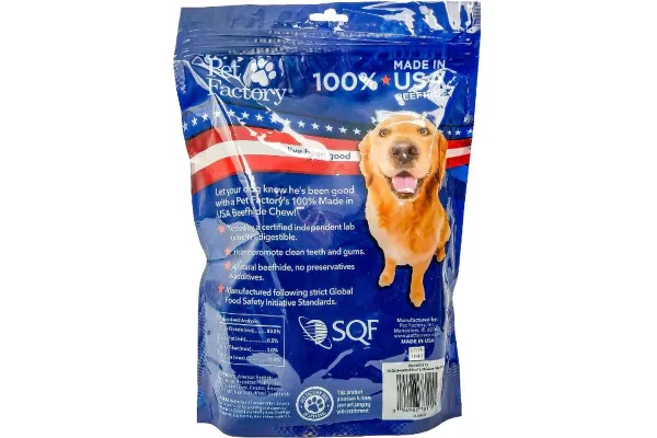 Pet Factory Dog Chews Beefhide Mini Rolls Assorted 1#