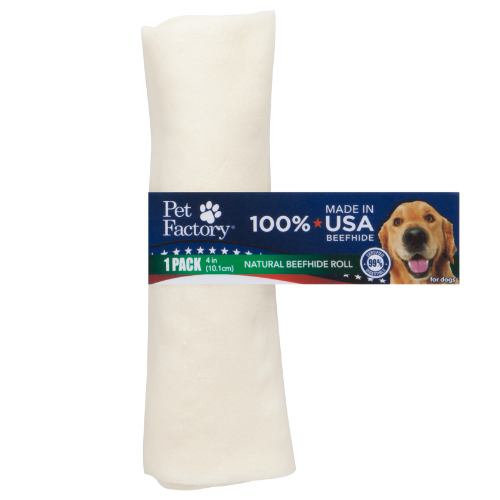 Pet Factory USA Beefhide Rolls 4''