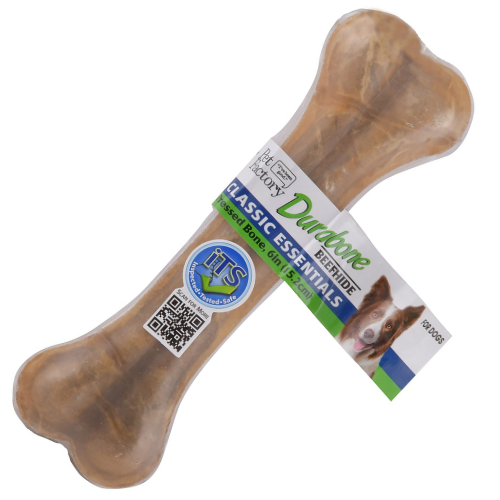 Pet Factory Dog Chews Pressed Rawhide Bones 10''