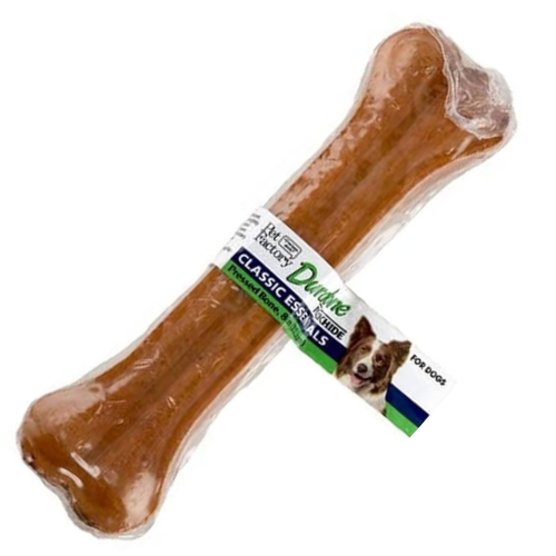 Pet Factory Dog Chews Pressed Pork Bone 8''