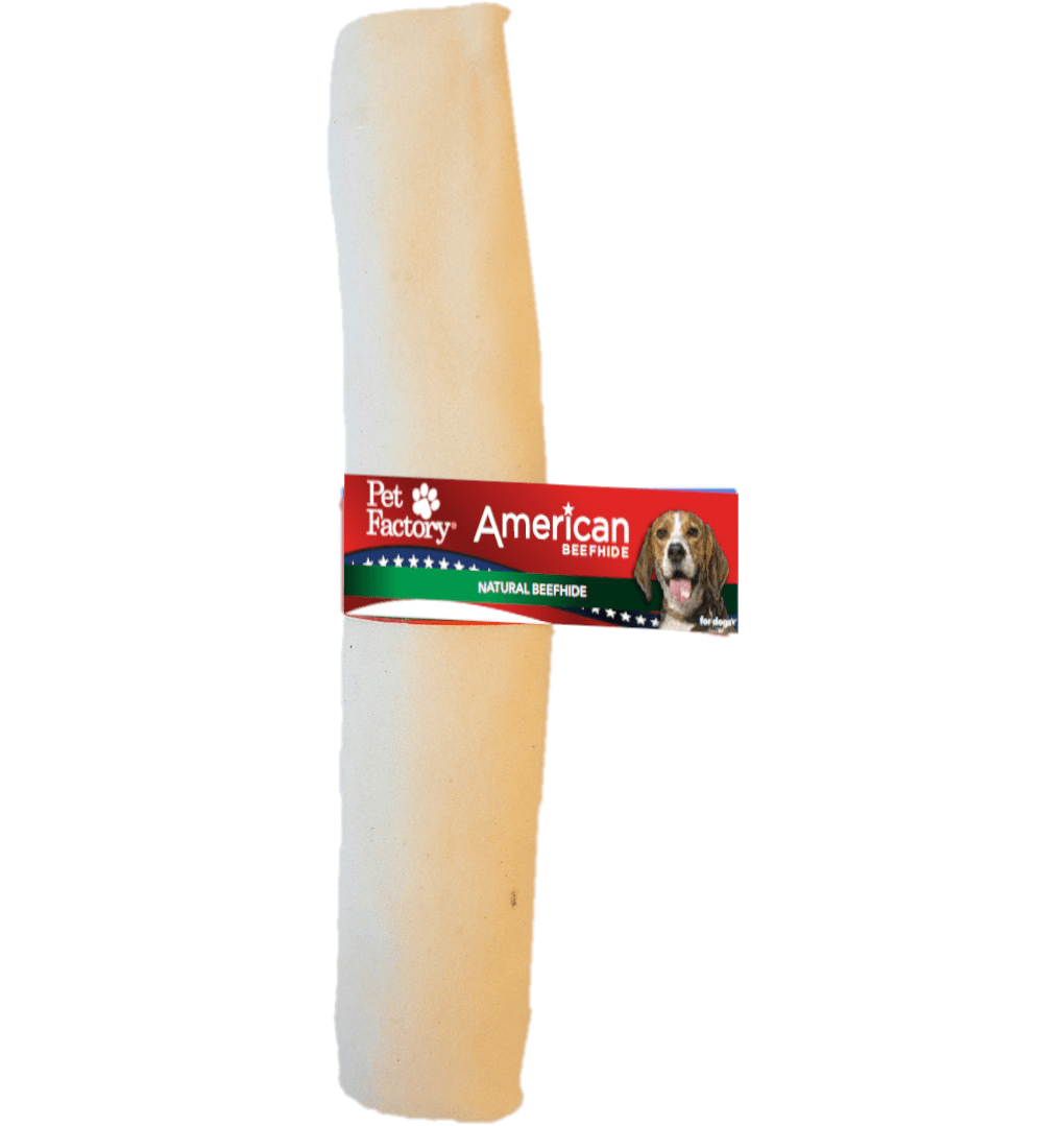 Pet Factory Dog Chew American Beefhide Roll 8''