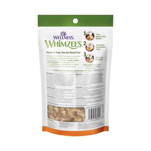 Whimzees Cat Treats Dental Chicken 2oz
