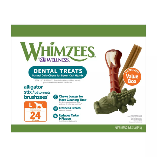 WHIMZEES VALUE BOX LG 24CT