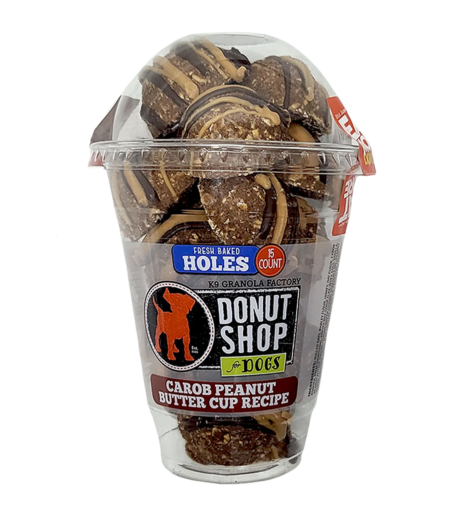 K9 DONUT HOLES CAROB PB 15CT