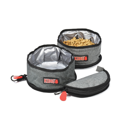 Kong Travel Fold Up Double Bowl