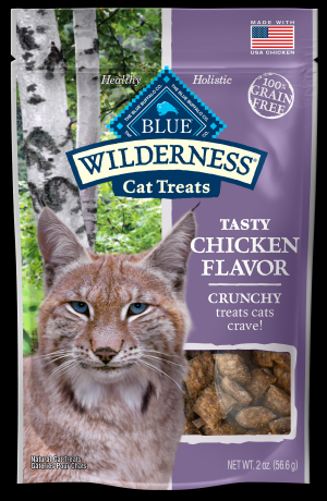 Blue Buffalo Wilderness Cat Treats Crunchy Chicken 2oz  