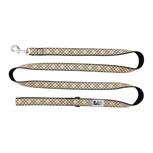 RC Pets Dog Leash 3/4''X6' Tan Tartan