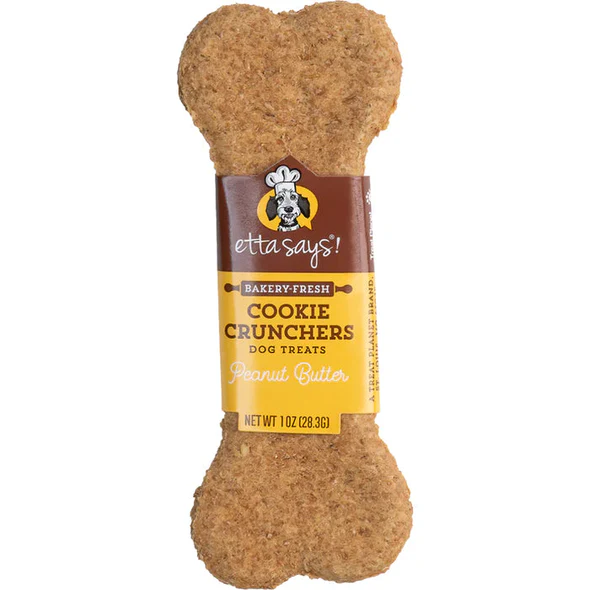 Etta Says! Dog Peanut Butter Cookie Cruncher 5"