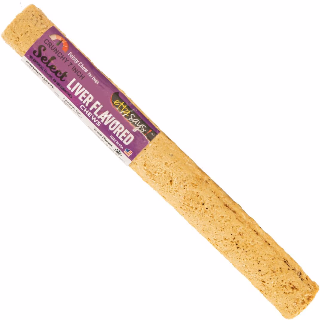 Etta Says! Select Crunchy Dog Chew Liver 7''