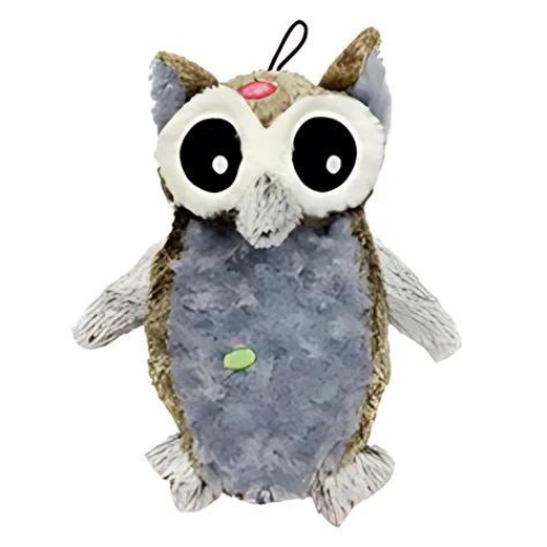 Petrageous Dog Toy Ollie Stuffless Owl 14"