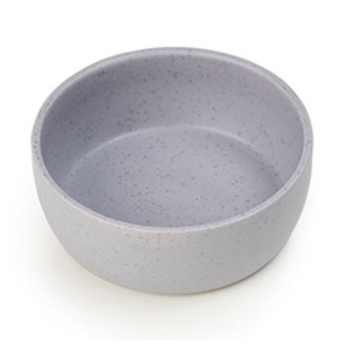 Petrageous Gray Speckled Stoneware Bowl 6"