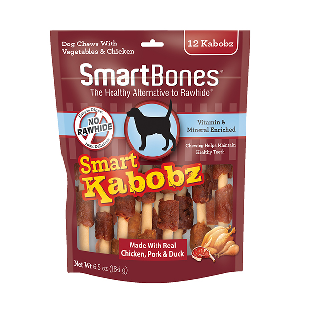 SmartBones Smart Kabobz Dog Chews 8 Pack