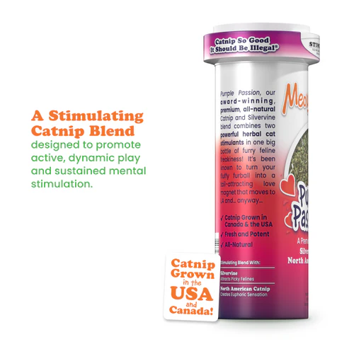 Meowijuana Purrple Passion Silvervine & Catnip Blend .9oz