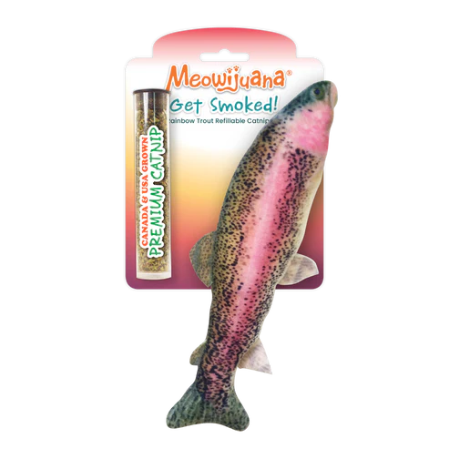 Meowijuana Get Smoked Fish Refillable Catnip Toy