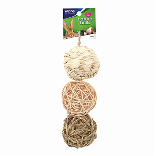 Ware Small Animal Treat Nature Balls 3 Pieces