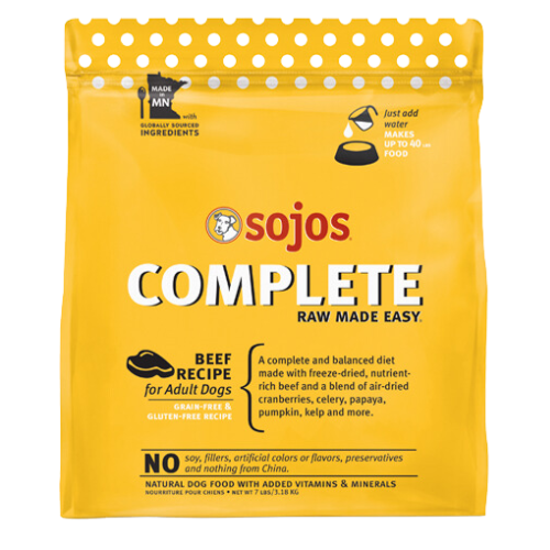 Sojos CompleteDog  Dehydrated Beef 7#