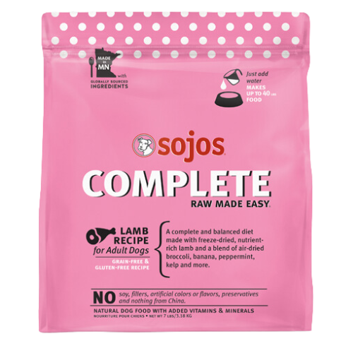 Sojos Complete Dog Dehydrated Lamb 1.75#