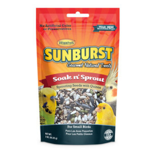 Higgins Sunburst Soak n Sprout Bird Treats 3oz